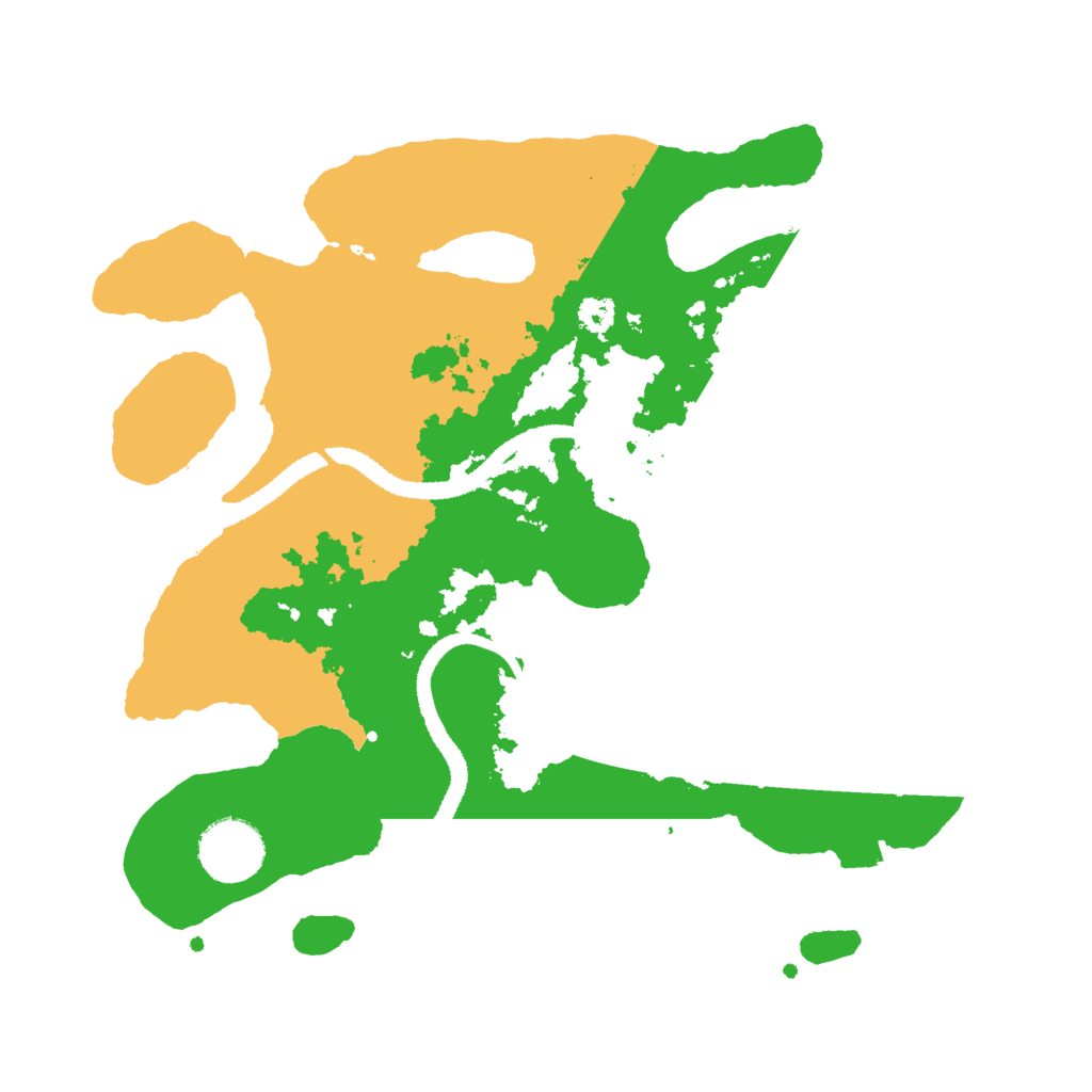 Biome Rust Map: Procedural Map, Size: 3000, Seed: 3108438