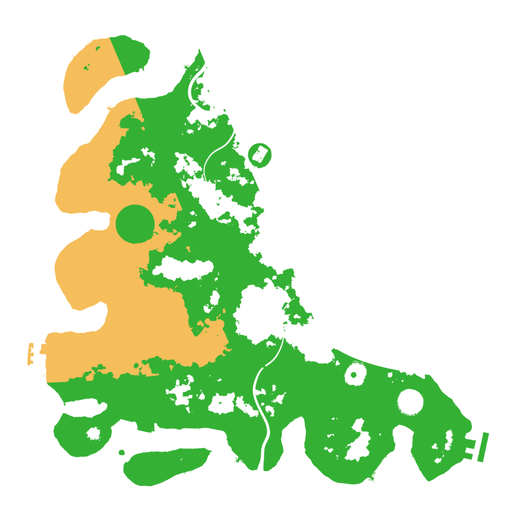 Biome Rust Map: Procedural Map, Size: 3550, Seed: 100322