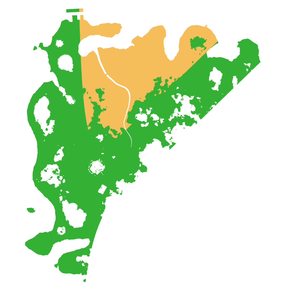 Biome Rust Map: Procedural Map, Size: 3550, Seed: 332909
