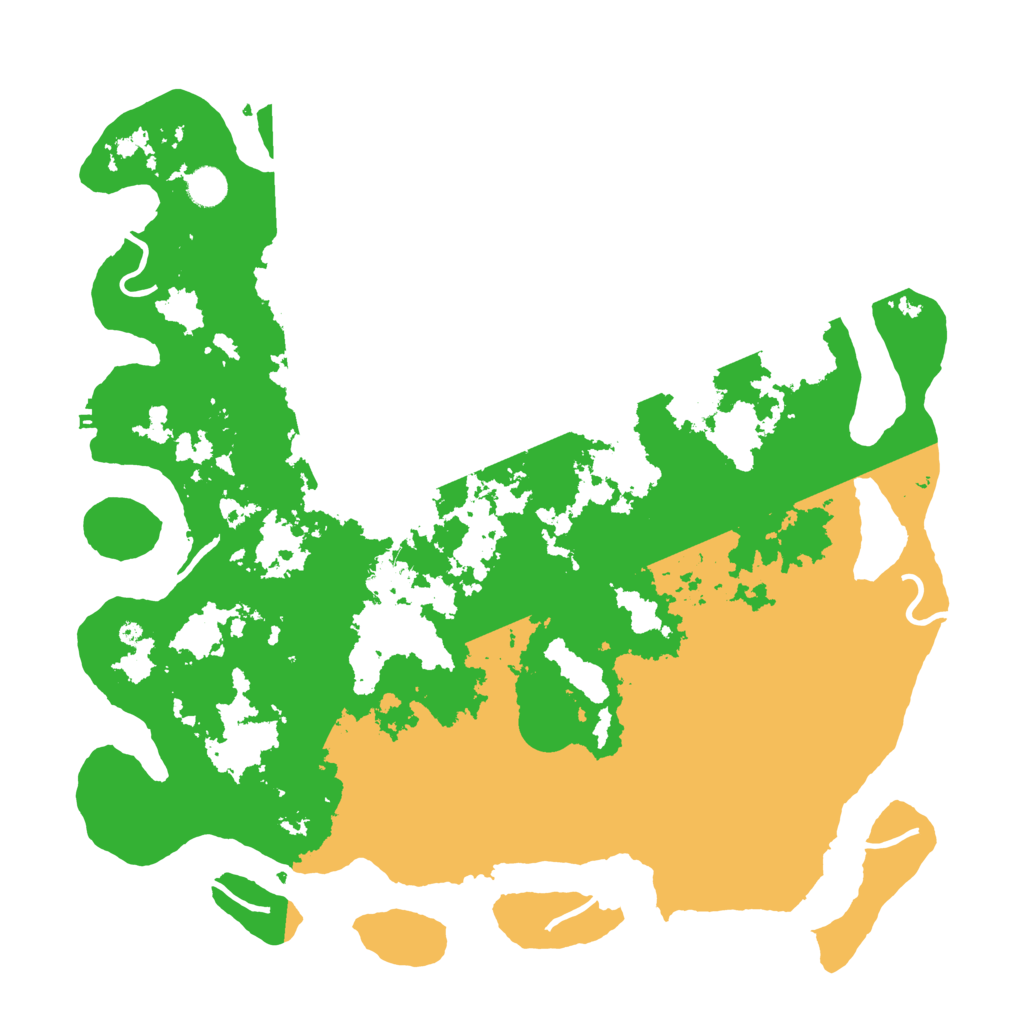 Biome Rust Map: Procedural Map, Size: 4500, Seed: 734395