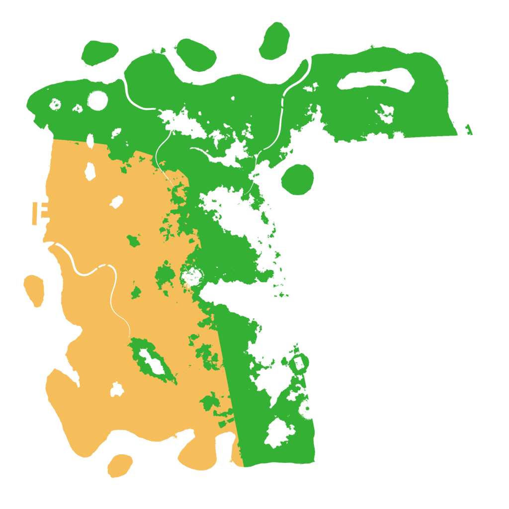 Biome Rust Map: Procedural Map, Size: 4500, Seed: 5075737