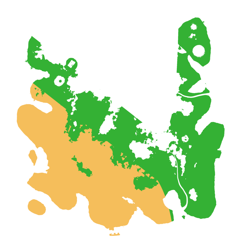 Biome Rust Map: Procedural Map, Size: 3550, Seed: 156337
