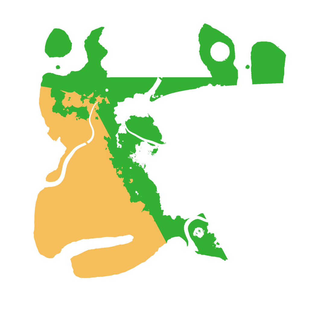 Biome Rust Map: Procedural Map, Size: 3000, Seed: 78551