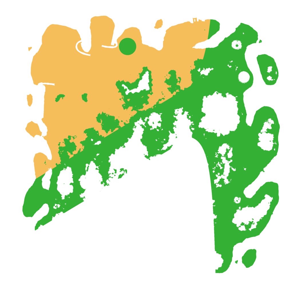 Biome Rust Map: Procedural Map, Size: 4500, Seed: 1151043