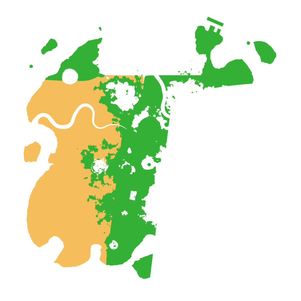 Biome Rust Map: Procedural Map, Size: 3500, Seed: 5110348