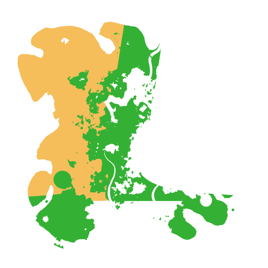 Biome Rust Map: Procedural Map, Size: 4000, Seed: 159252