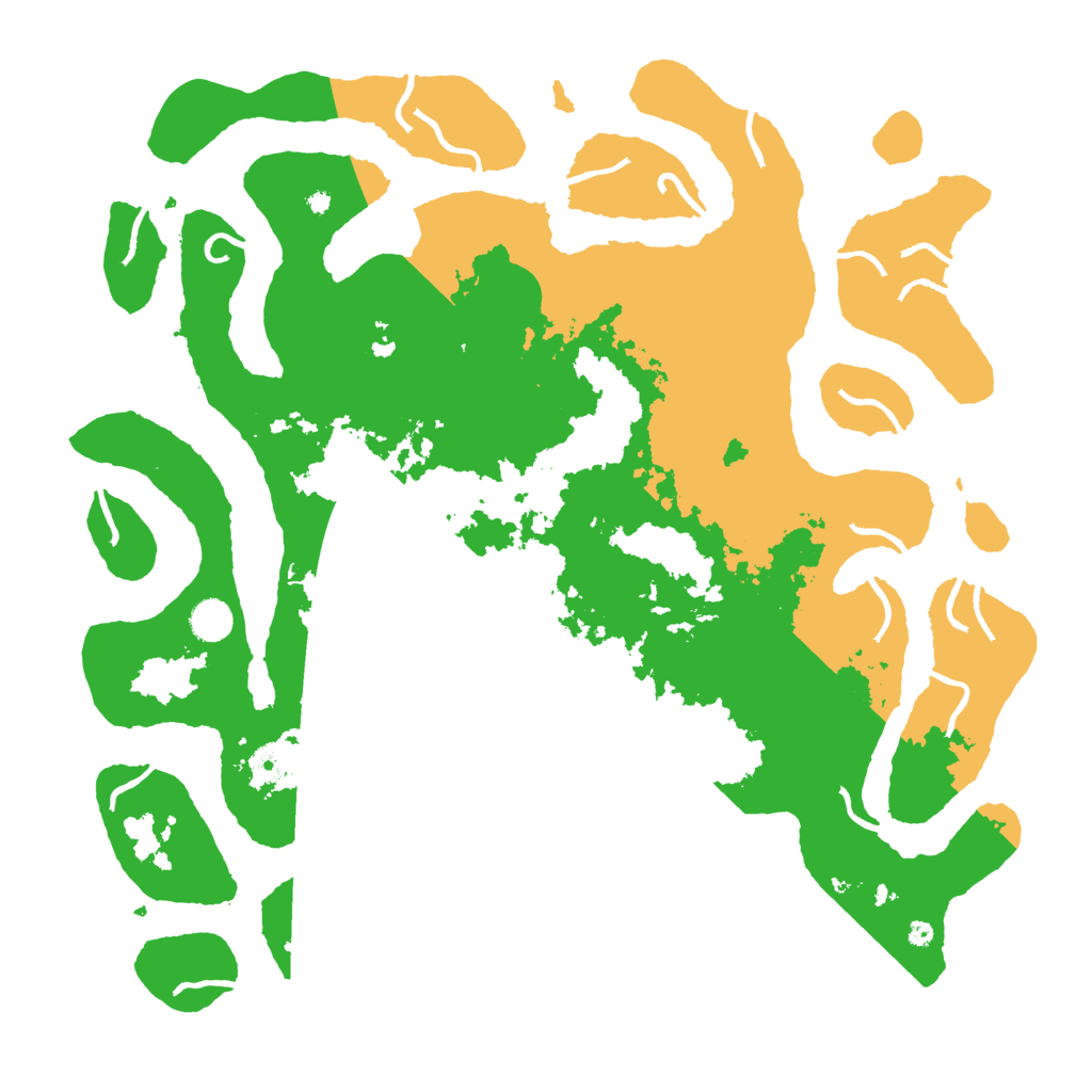 Biome Rust Map: Procedural Map, Size: 4500, Seed: 4653510