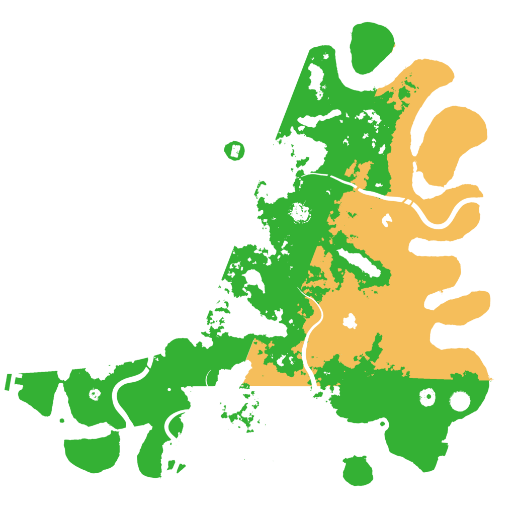 Biome Rust Map: Procedural Map, Size: 4500, Seed: 3320630