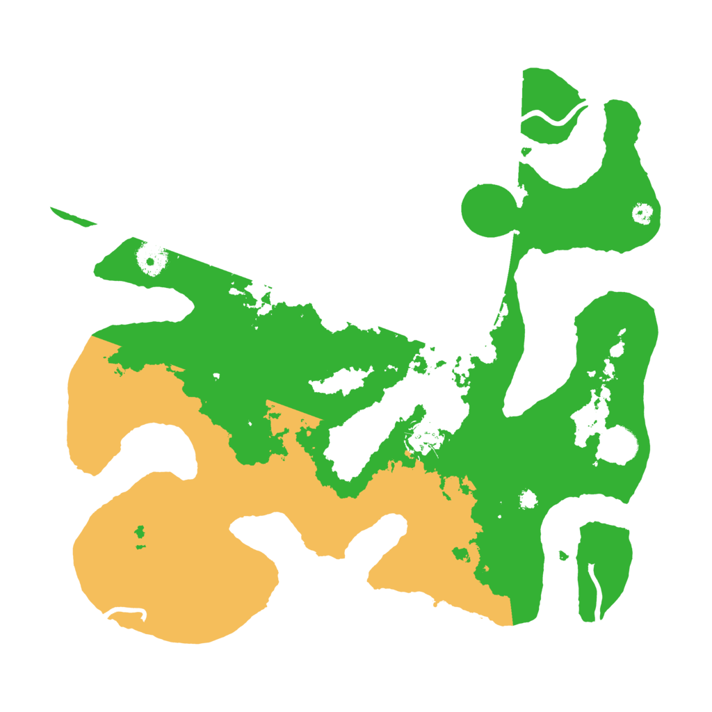 Biome Rust Map: Procedural Map, Size: 3550, Seed: 576756