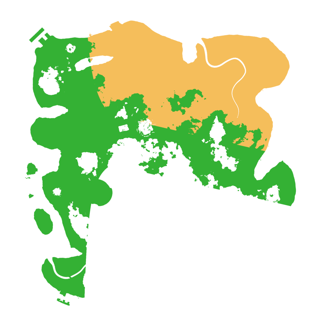 Biome Rust Map: Procedural Map, Size: 3550, Seed: 835855