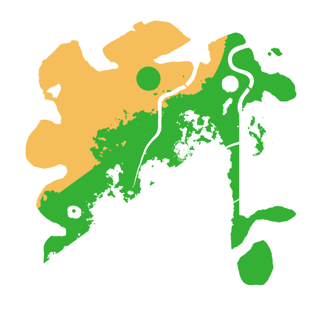 Biome Rust Map: Procedural Map, Size: 3500, Seed: 6275652