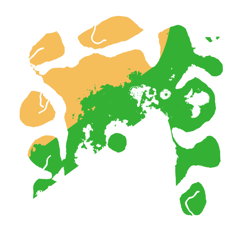 Biome Rust Map: Procedural Map, Size: 3500, Seed: 6275652