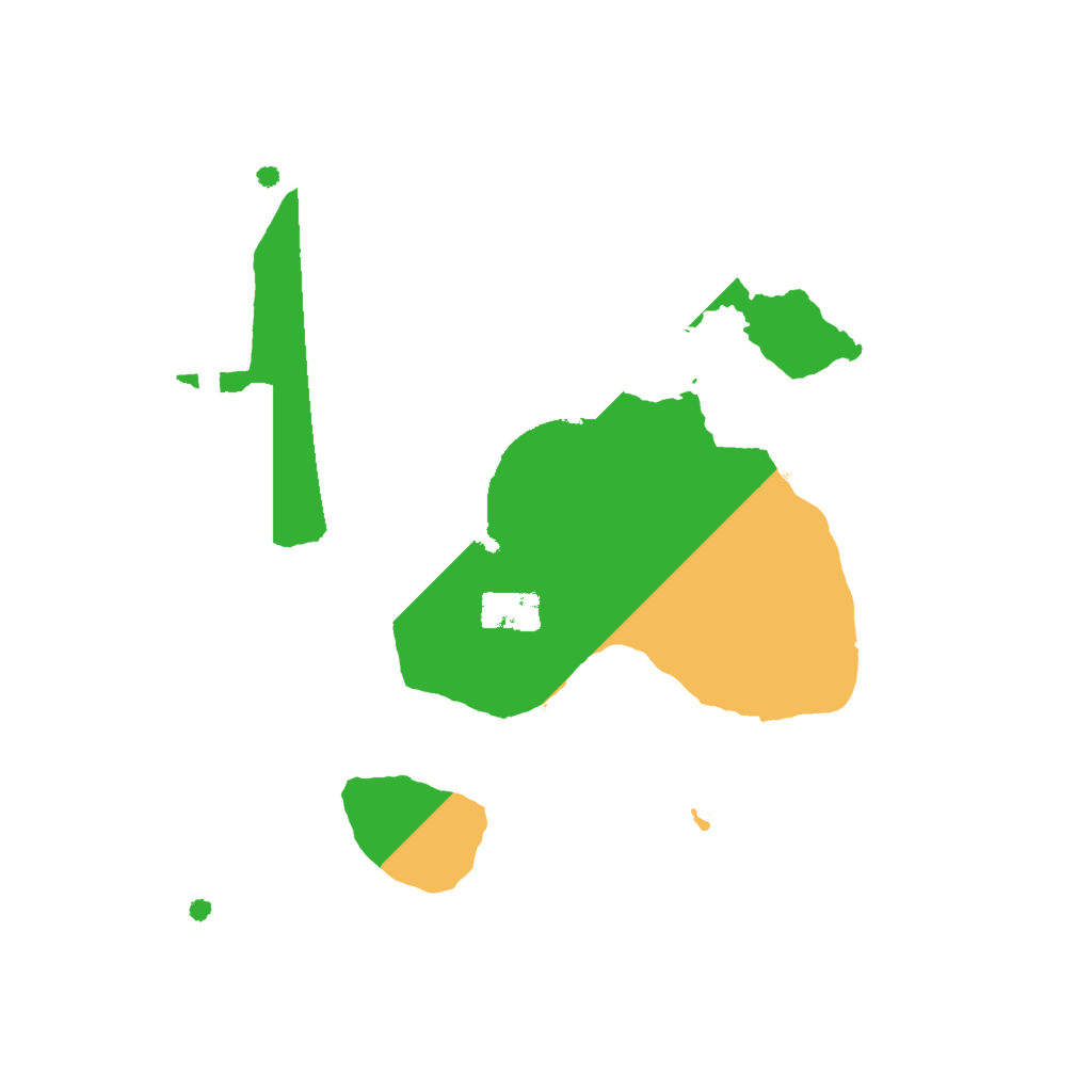 Biome Rust Map: Procedural Map, Size: 2000, Seed: 2000