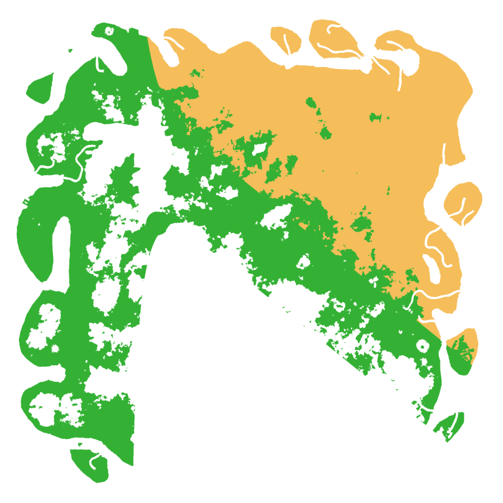 Biome Rust Map: Procedural Map, Size: 6000, Seed: 1085731586