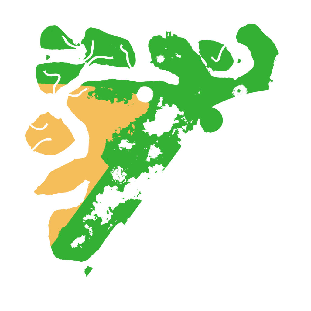 Biome Rust Map: Procedural Map, Size: 3550, Seed: 135548