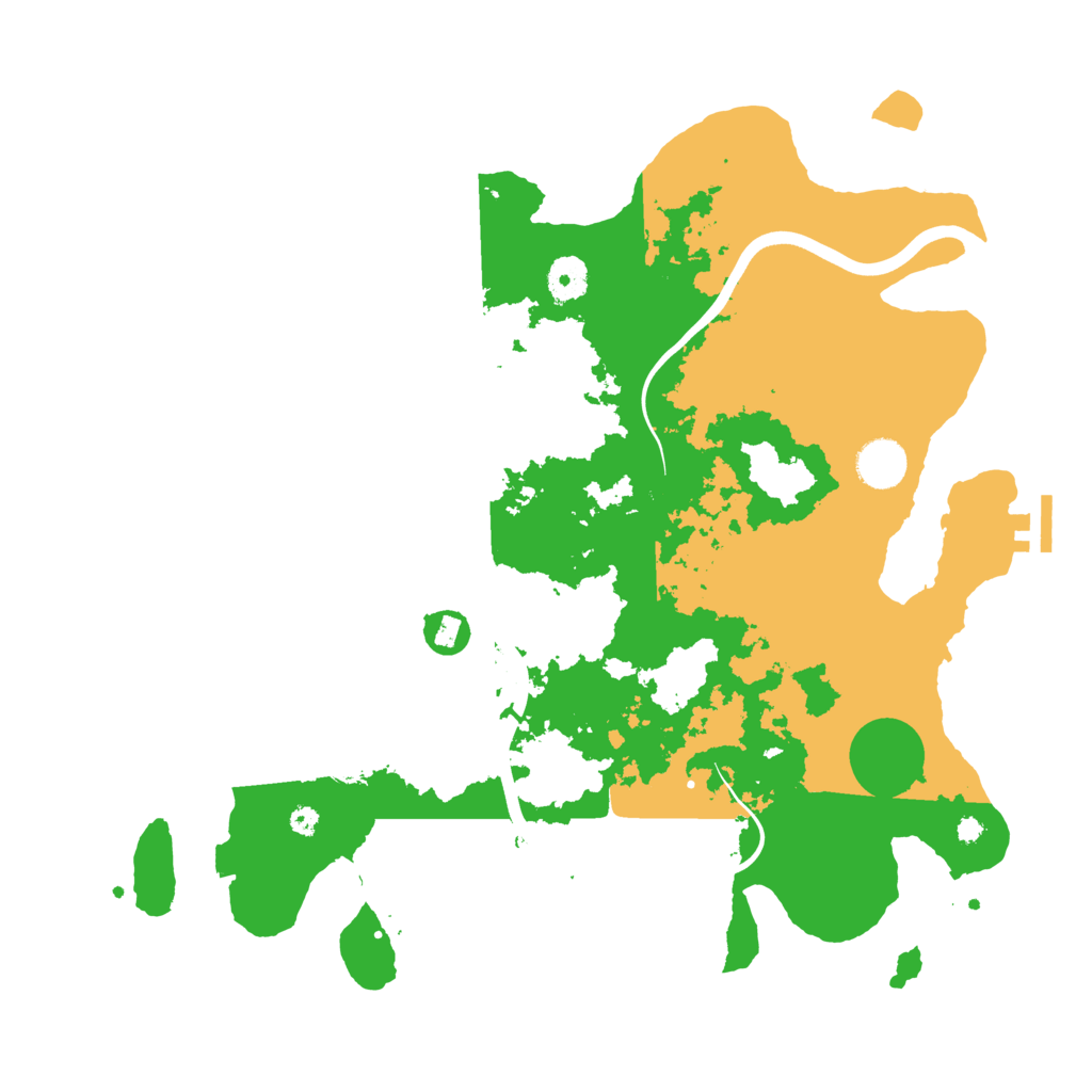 Biome Rust Map: Procedural Map, Size: 3850, Seed: 2005608254