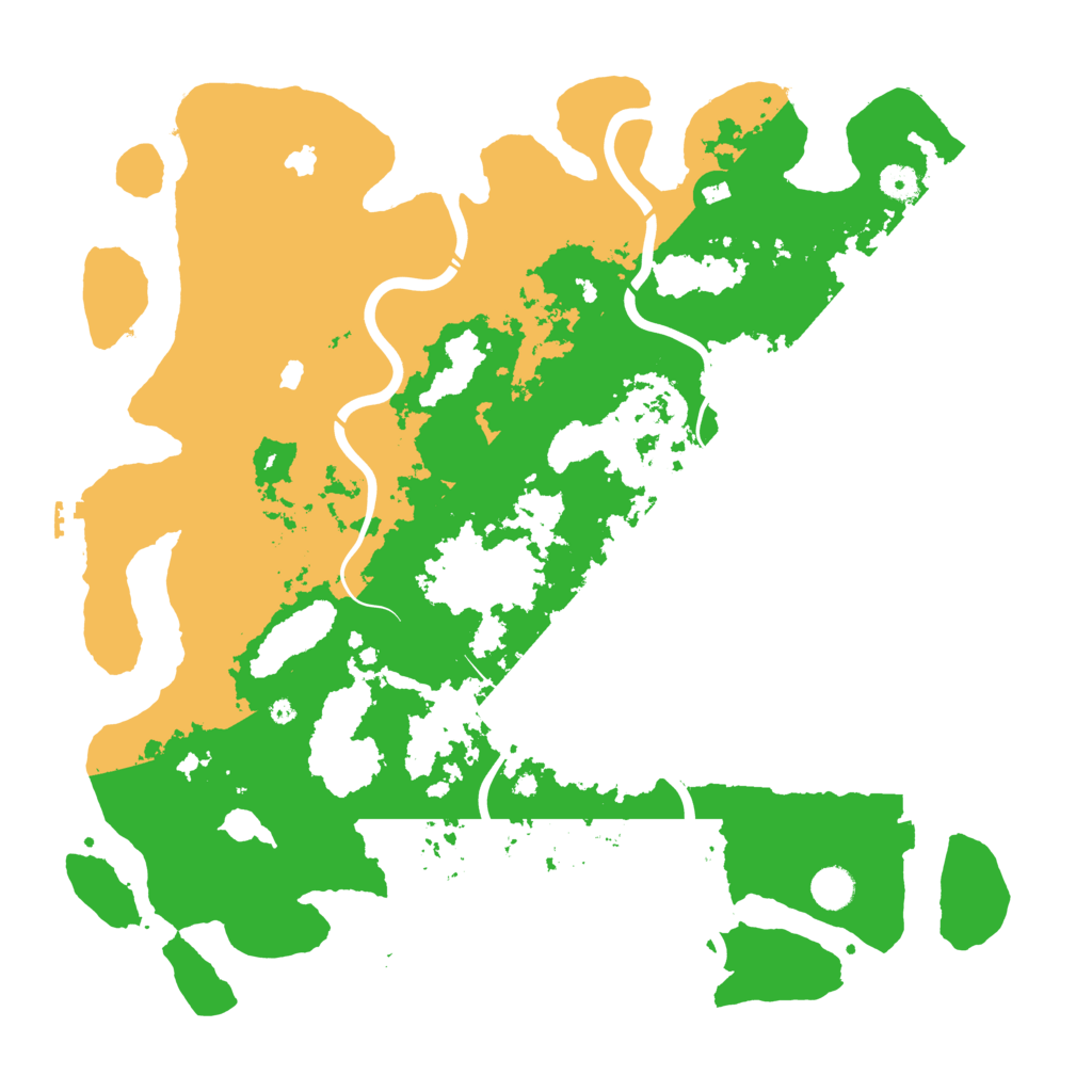 Biome Rust Map: Procedural Map, Size: 4500, Seed: 5963585