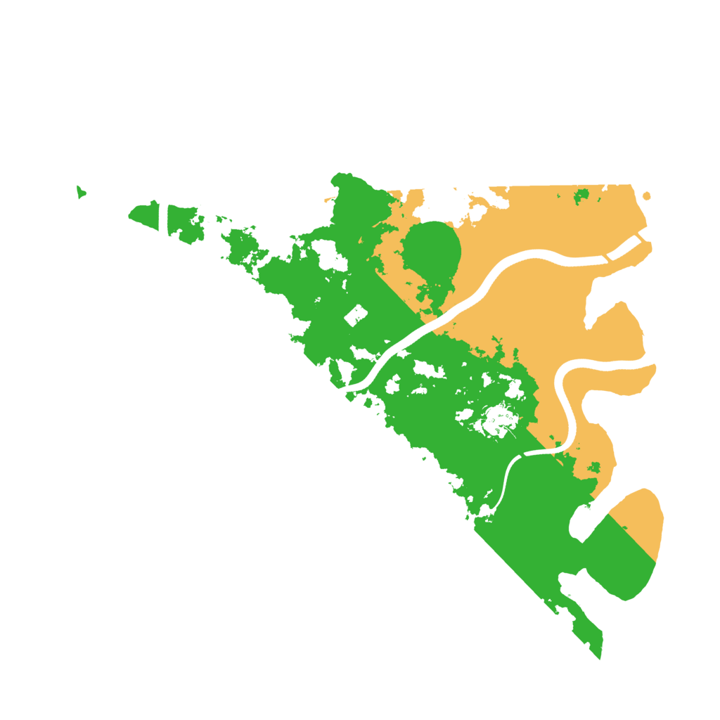 Biome Rust Map: Procedural Map, Size: 3550, Seed: 752658