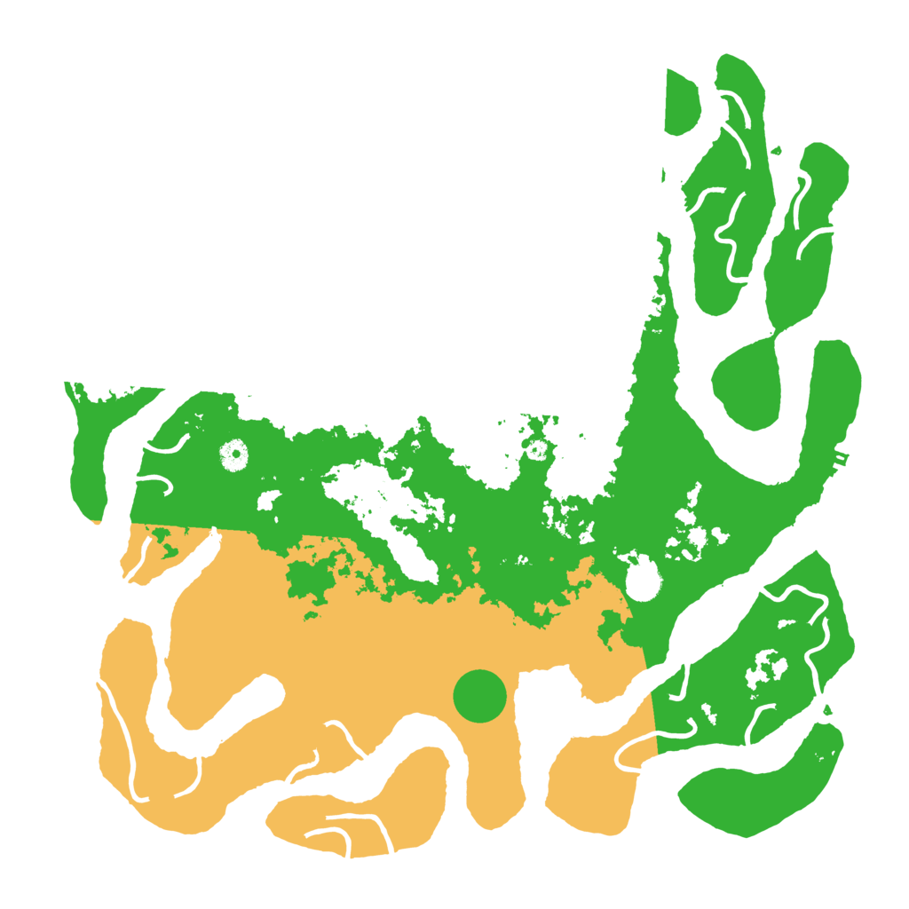 Biome Rust Map: Procedural Map, Size: 4500, Seed: 2410814