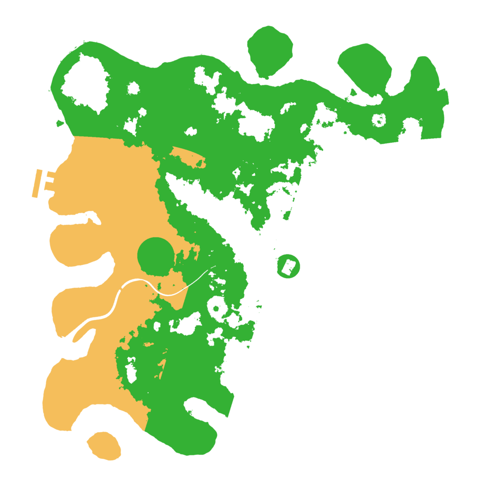 Biome Rust Map: Procedural Map, Size: 3600, Seed: 586363926