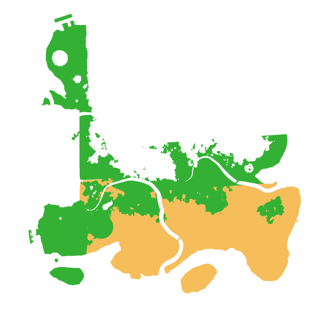 Biome Rust Map: Procedural Map, Size: 3550, Seed: 852239