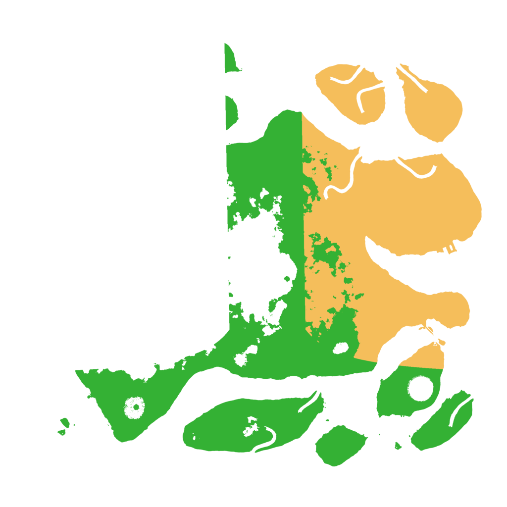 Biome Rust Map: Procedural Map, Size: 3550, Seed: 515998