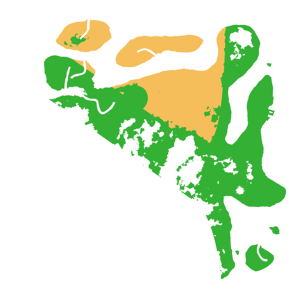 Biome Rust Map: Procedural Map, Size: 3500, Seed: 1919523