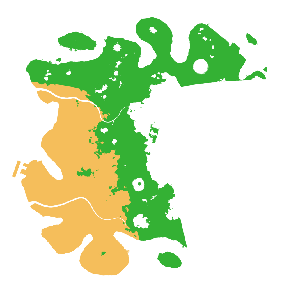 Biome Rust Map: Procedural Map, Size: 3550, Seed: 382762