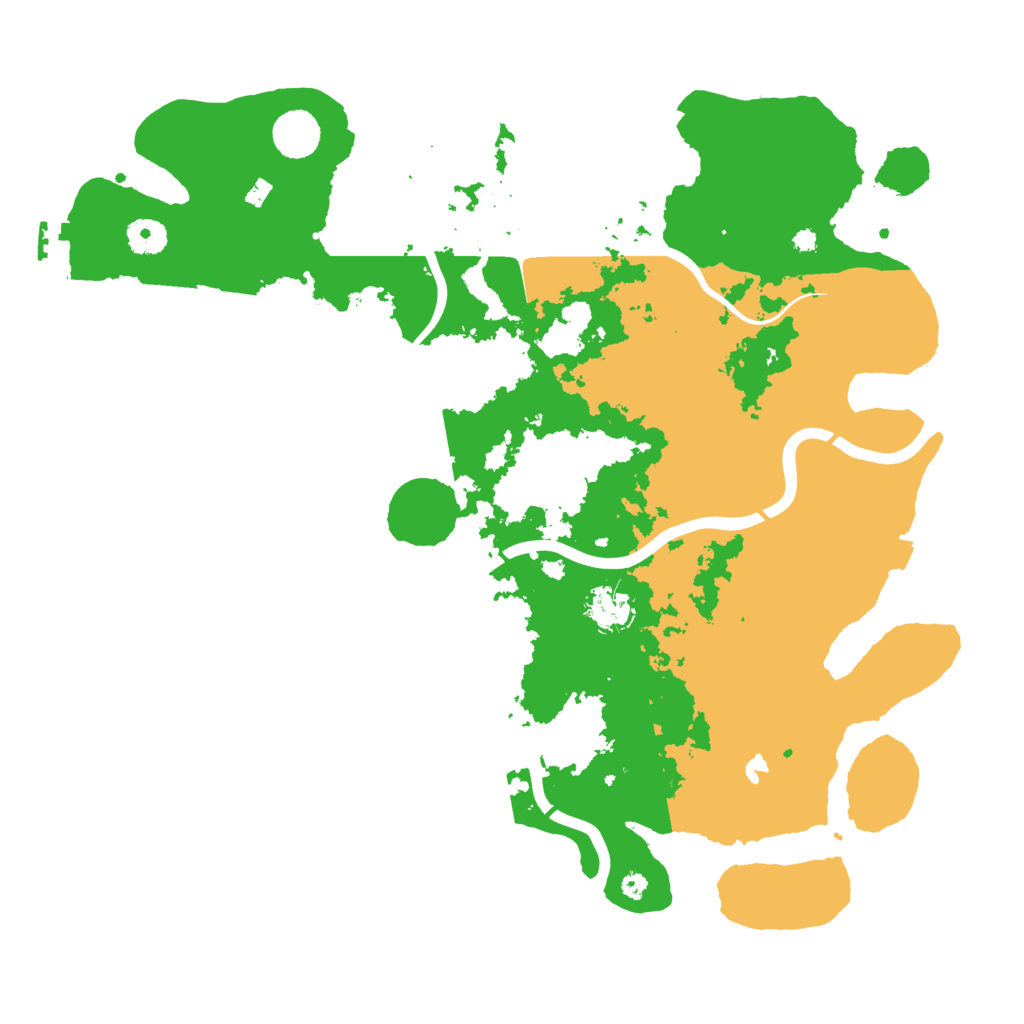 Biome Rust Map: Procedural Map, Size: 4000, Seed: 264665