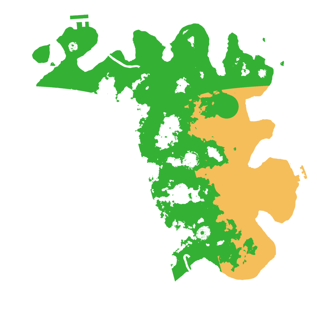 Biome Rust Map: Procedural Map, Size: 3500, Seed: 1168531055