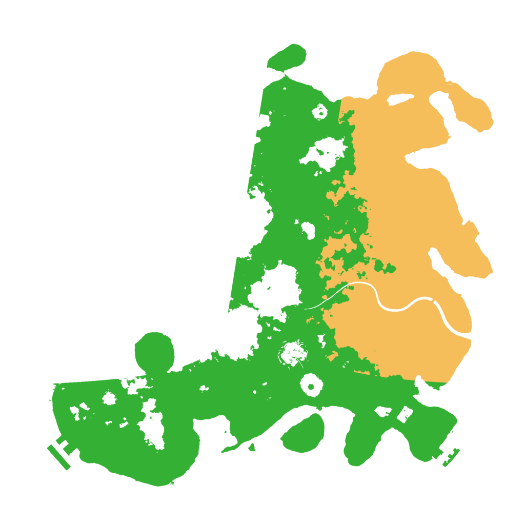Biome Rust Map: Procedural Map, Size: 3550, Seed: 71991