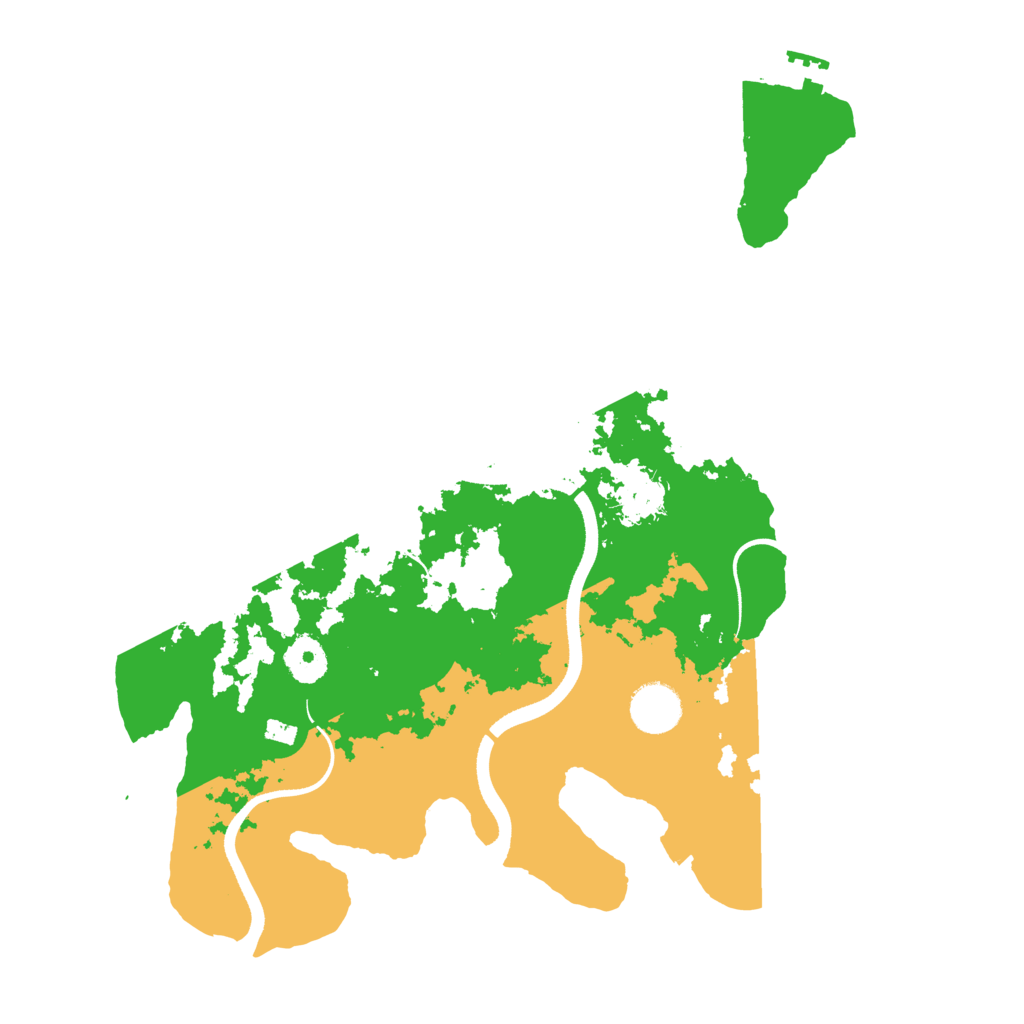 Biome Rust Map: Procedural Map, Size: 3550, Seed: 447168