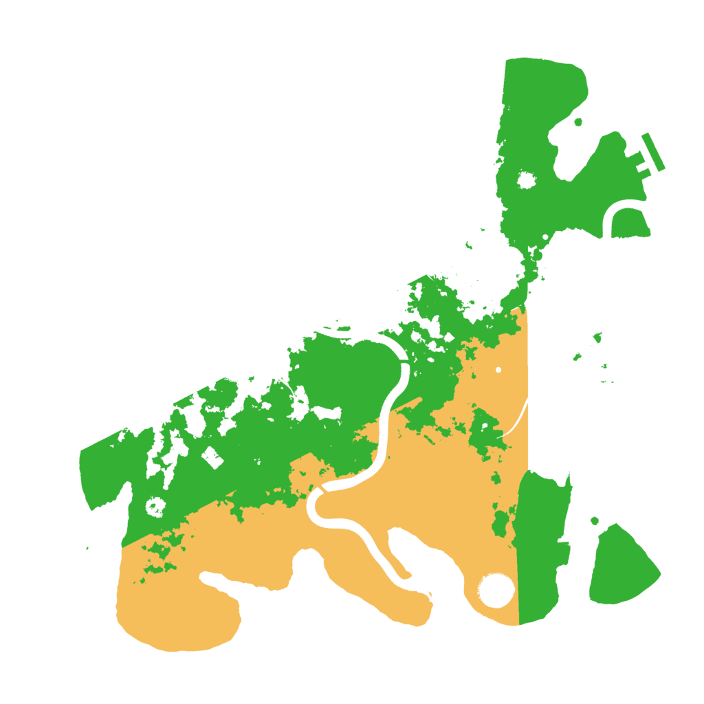 Biome Rust Map: Procedural Map, Size: 3550, Seed: 447168