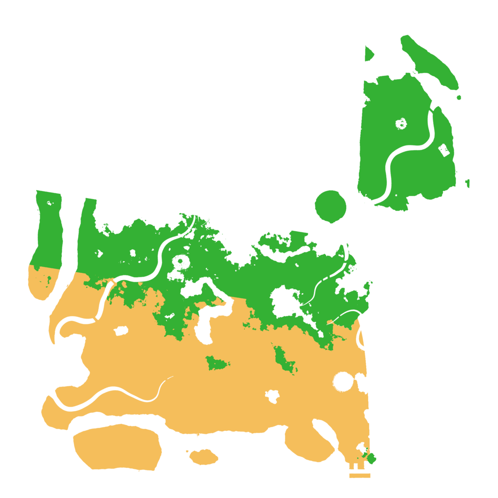 Biome Rust Map: Procedural Map, Size: 4500, Seed: 2832040