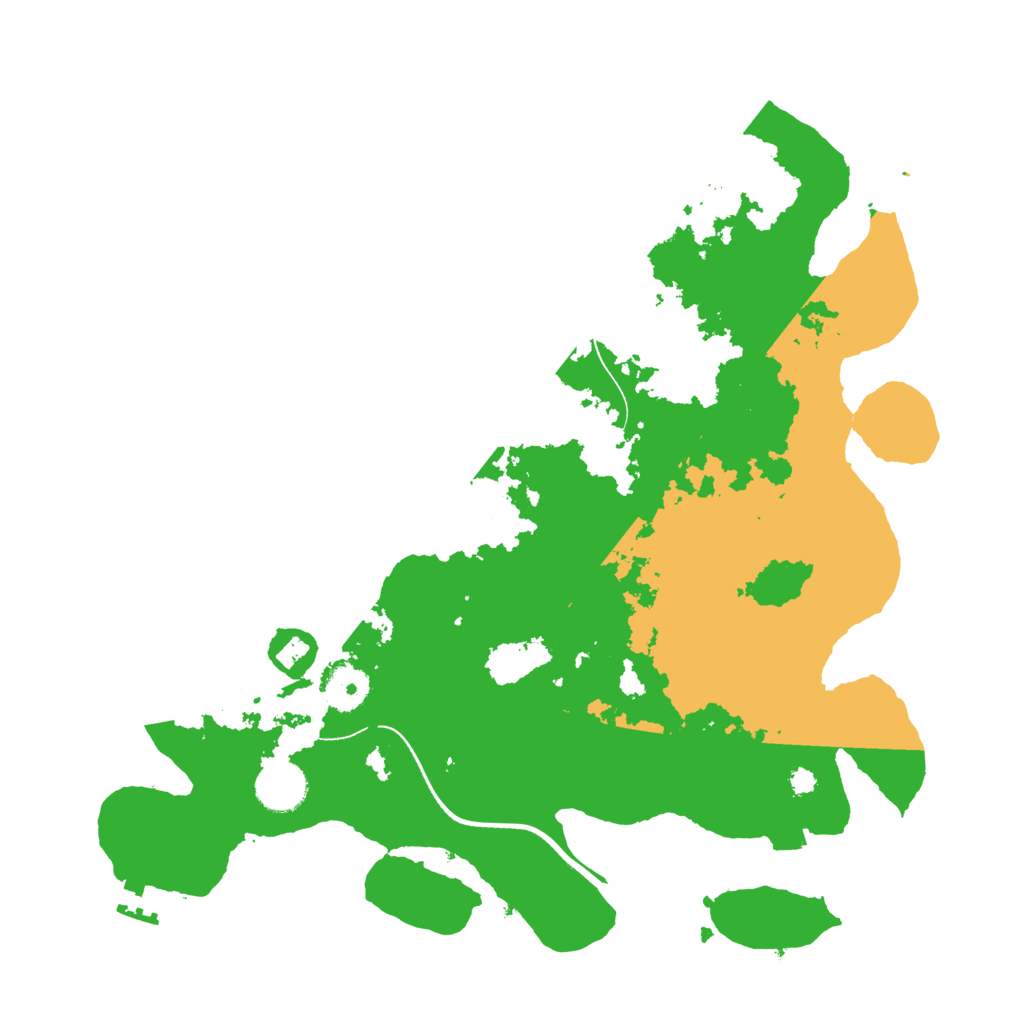 Biome Rust Map: Procedural Map, Size: 3550, Seed: 508713