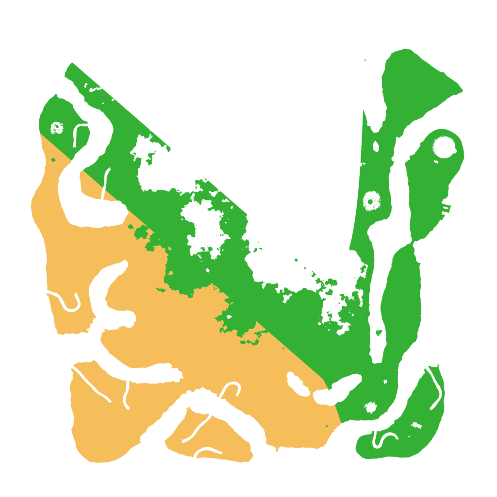 Biome Rust Map: Procedural Map, Size: 4000, Seed: 3254580