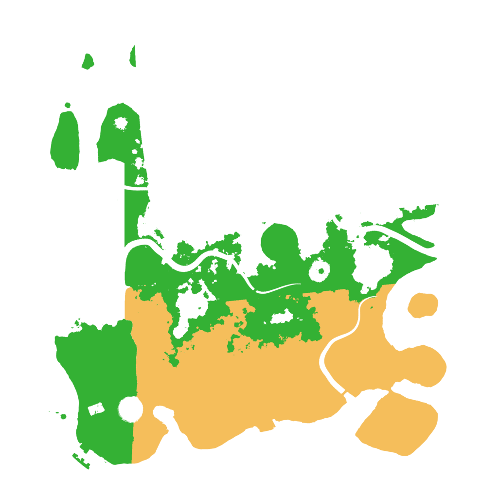 Biome Rust Map: Procedural Map, Size: 3550, Seed: 697343