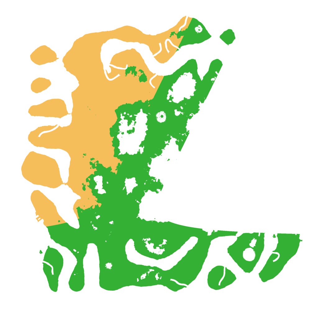 Biome Rust Map: Procedural Map, Size: 4500, Seed: 1255060