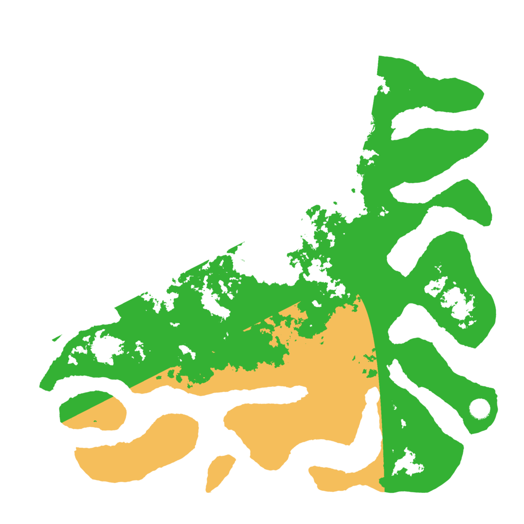 Biome Rust Map: Barren, Size: 4500, Seed: 523