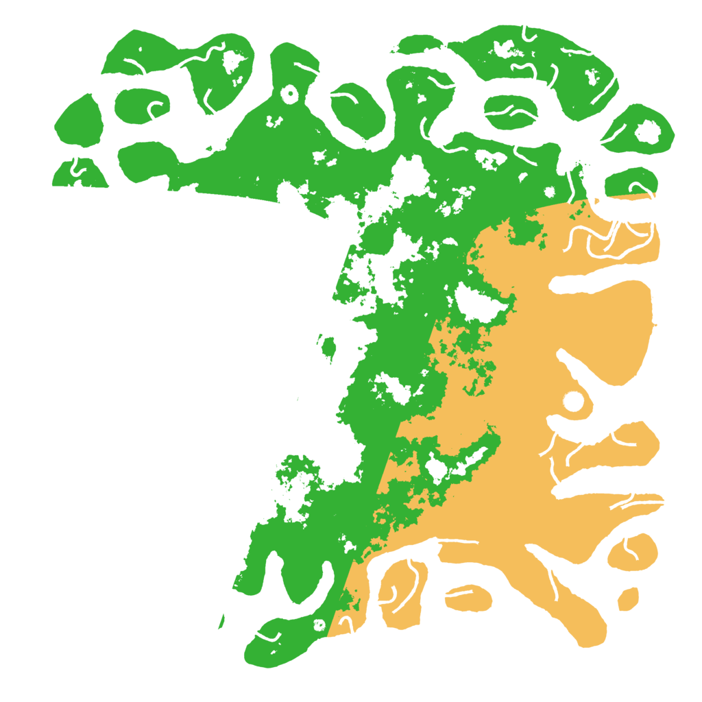 Biome Rust Map: Procedural Map, Size: 6000, Seed: 26487005