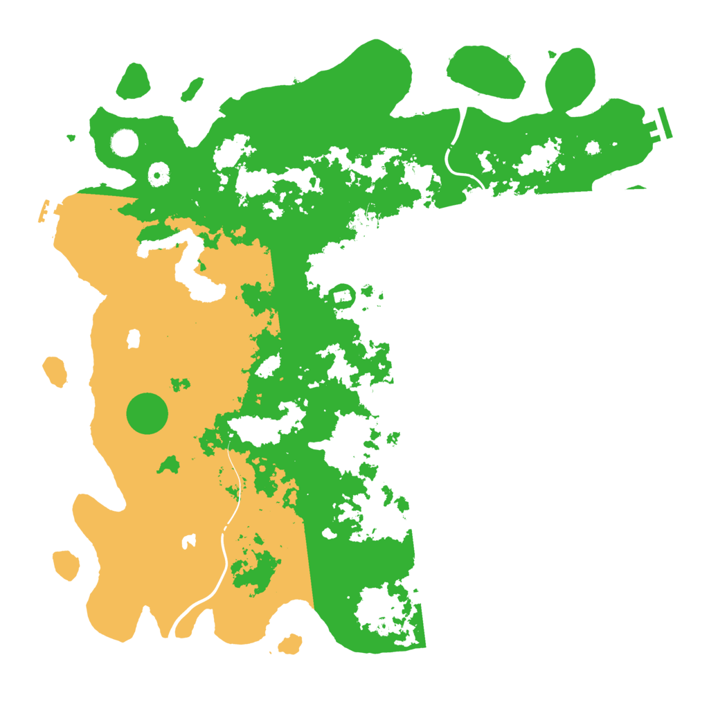 Biome Rust Map: Procedural Map, Size: 4500, Seed: 2567538