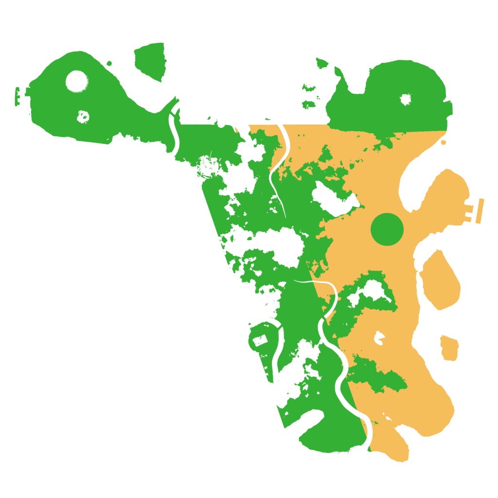 Biome Rust Map: Procedural Map, Size: 4000, Seed: 577892