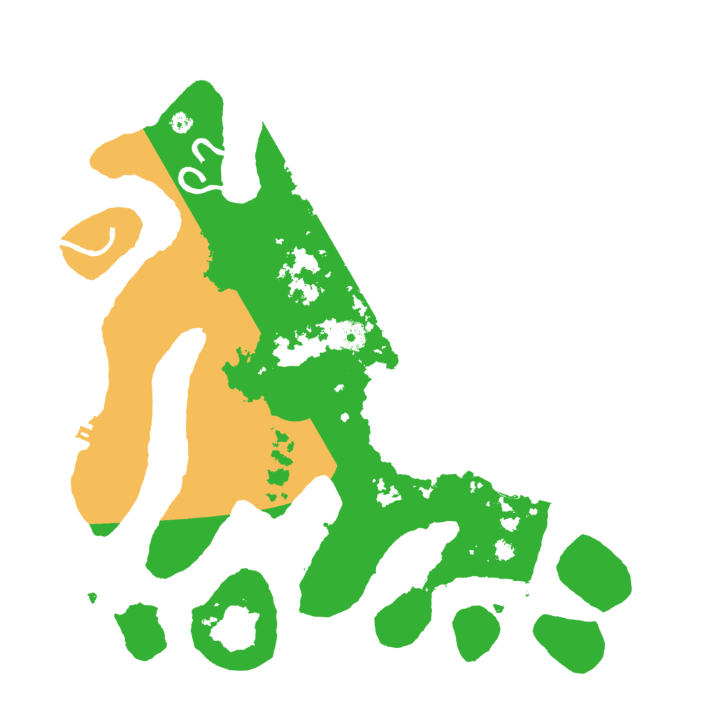 Biome Rust Map: Procedural Map, Size: 3500, Seed: 773456