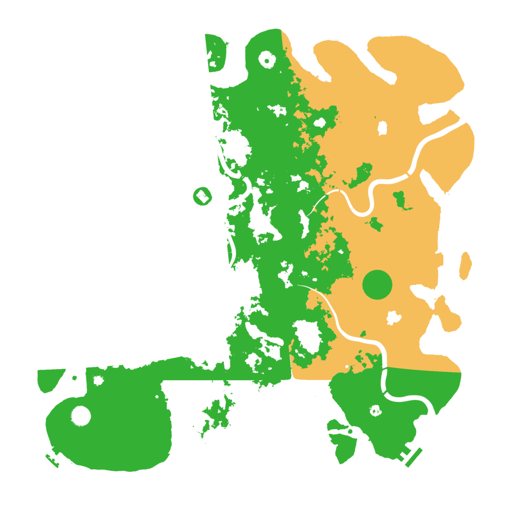 Biome Rust Map: Procedural Map, Size: 4500, Seed: 3637300