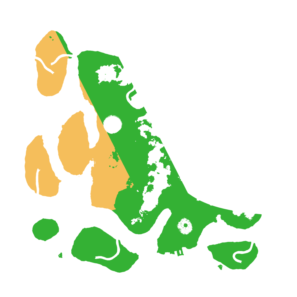 Biome Rust Map: Procedural Map, Size: 3000, Seed: 1966