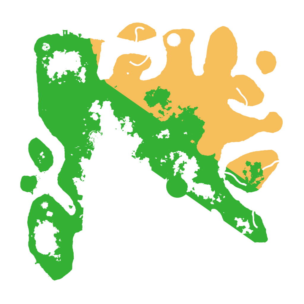 Biome Rust Map: Procedural Map, Size: 4000, Seed: 8645