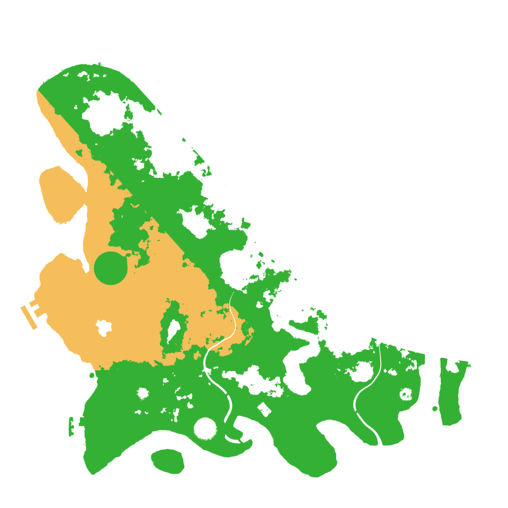 Biome Rust Map: Procedural Map, Size: 4000, Seed: 72789