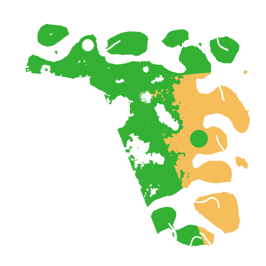 Biome Rust Map: Procedural Map, Size: 3950, Seed: 583526281
