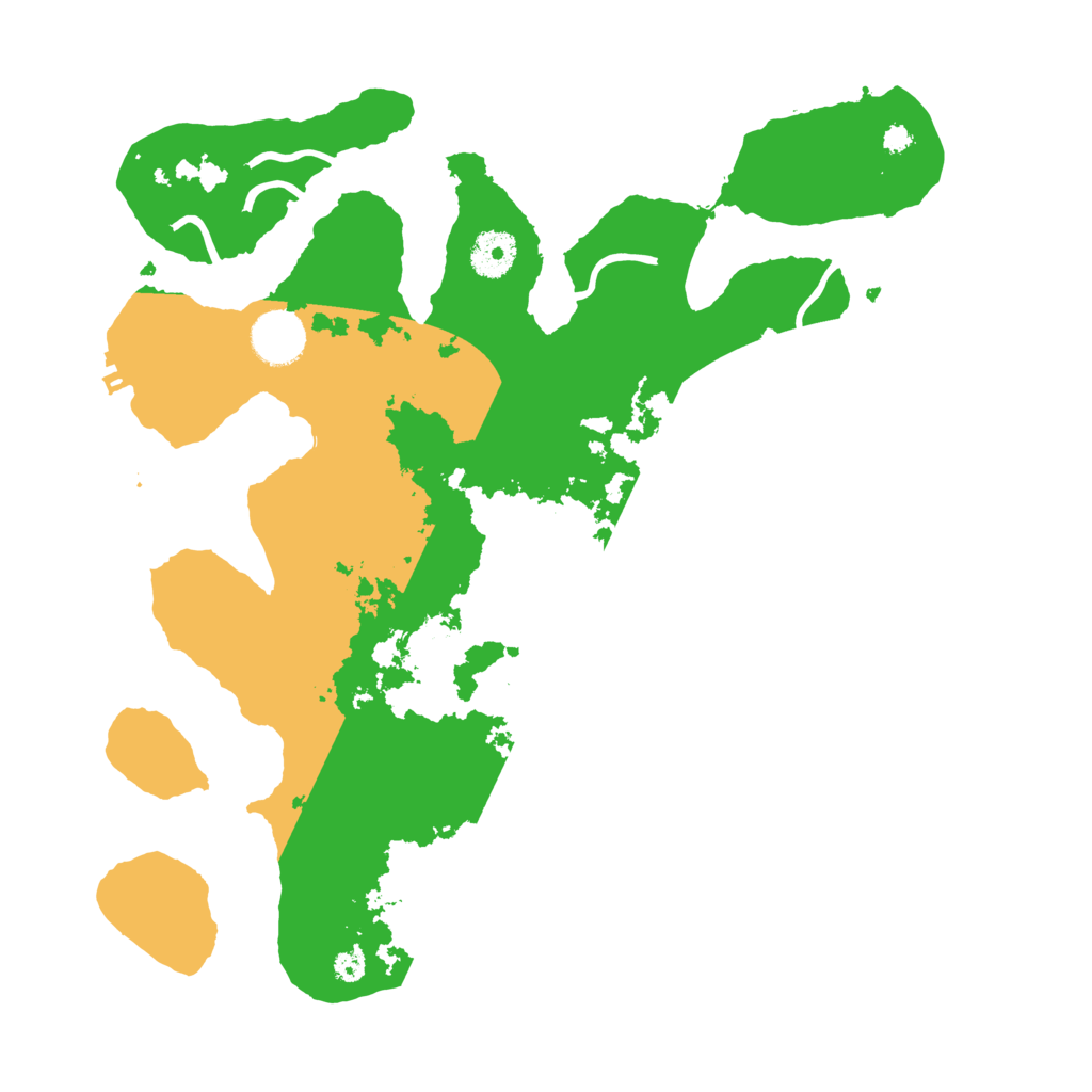 Biome Rust Map: Procedural Map, Size: 3550, Seed: 855948