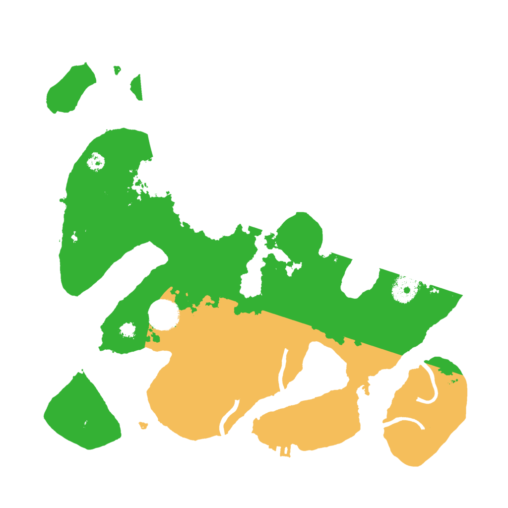 Biome Rust Map: Procedural Map, Size: 3000, Seed: 43993290